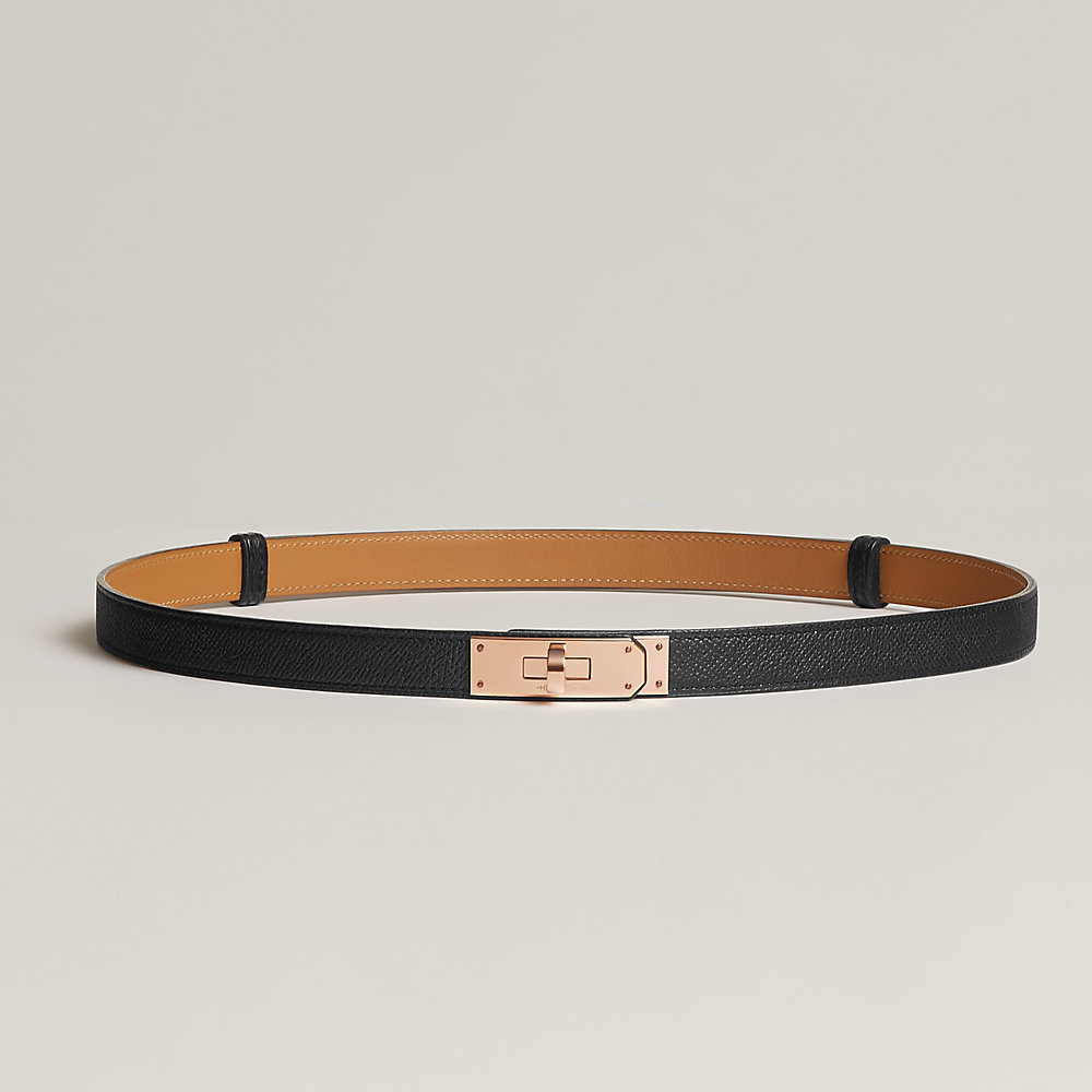 Hermes Kelly Belt Adjustable Size - Etoupe Color - Gold Hardware - Brand New