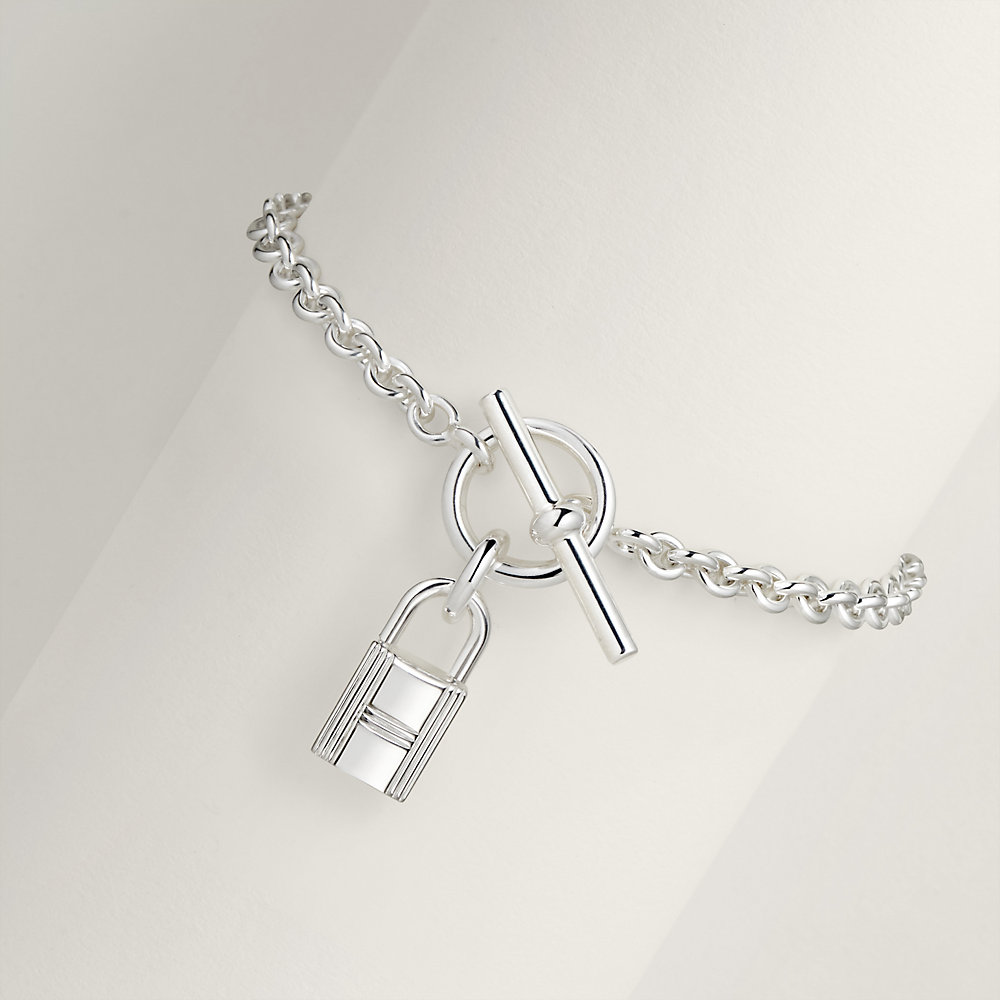 Charme Hermès Cadena Cloche Argent - Accessoire Cadenas à Clé - Neuf Inutilisé Avec Protections