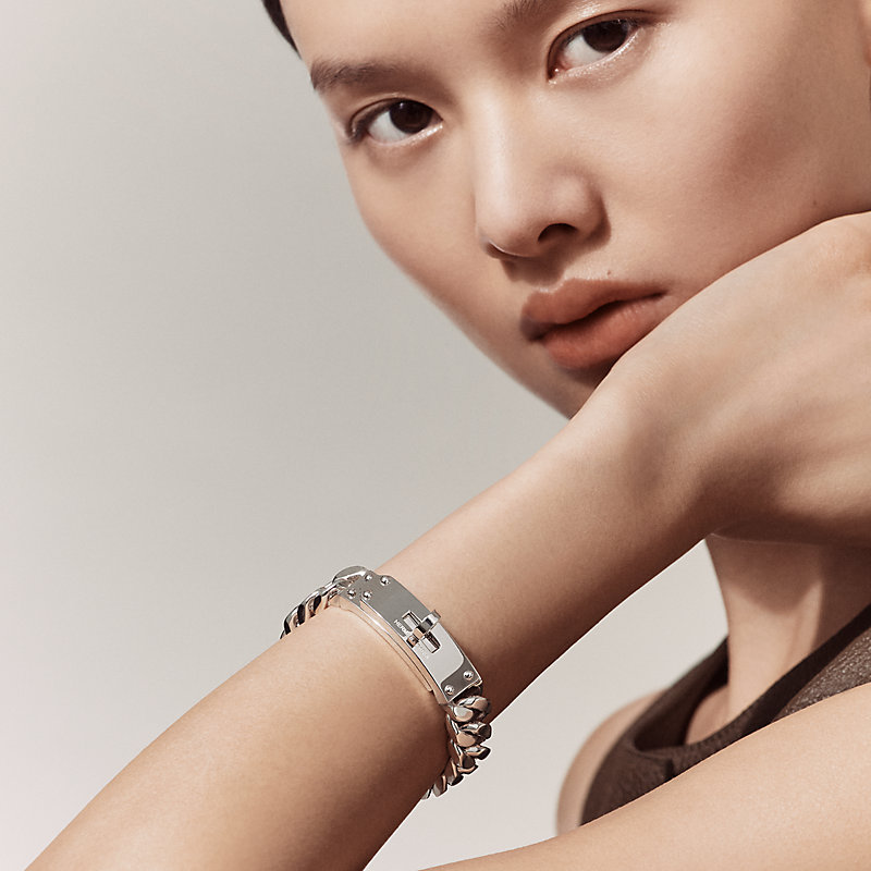 Kelly Gourmette手链，大号