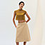 View: Worn, Kelly skirt with leather detail