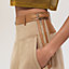 View: Worn, Kelly skirt with leather detail