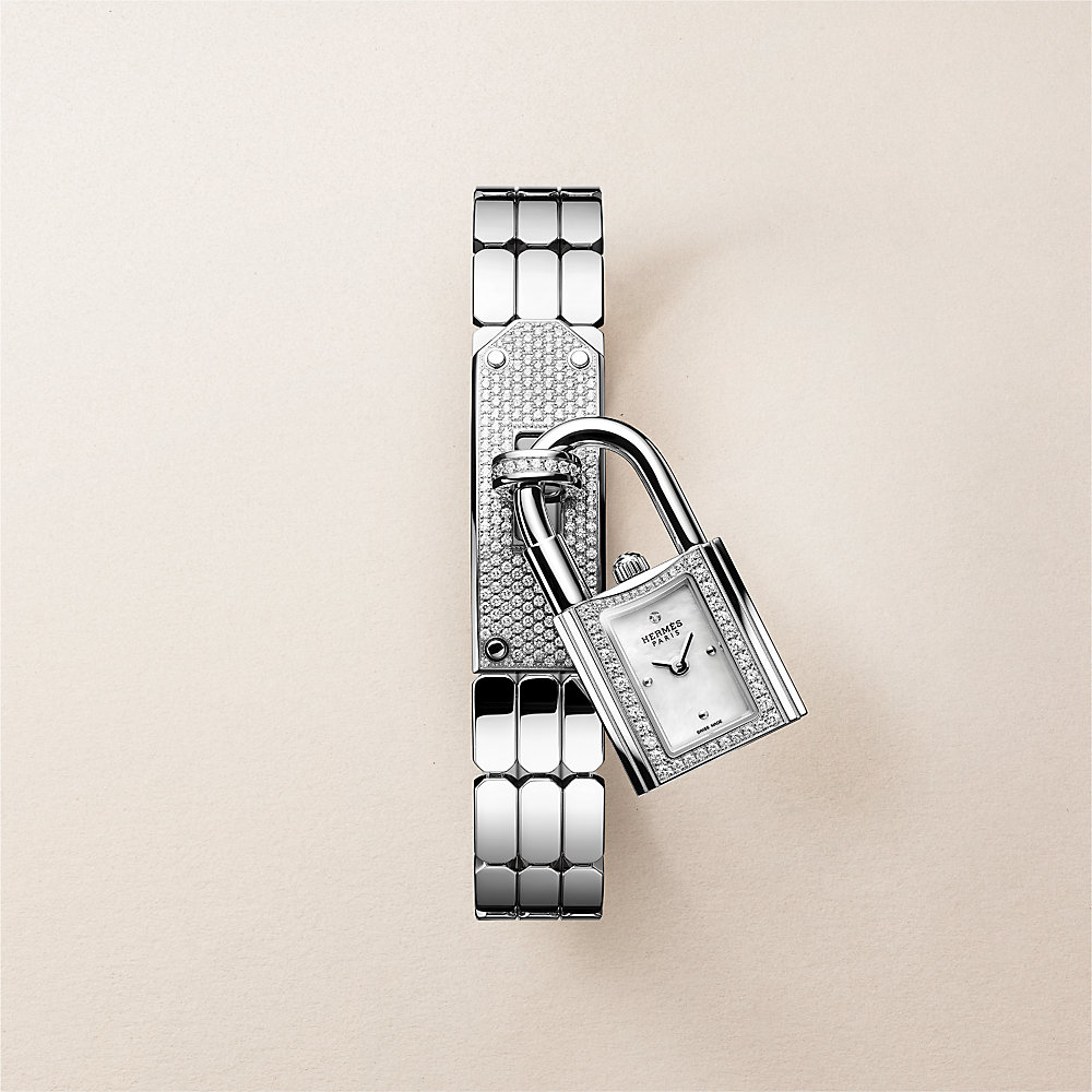 Kelly watch, Mini model, 16 mm - Blue | Hermès Mainland China