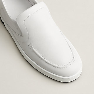 【HERMES】さり気ないHカット 白☆スリッポン スニーカー Kiddy Kiddy slip-on sneaker | Hermès USA