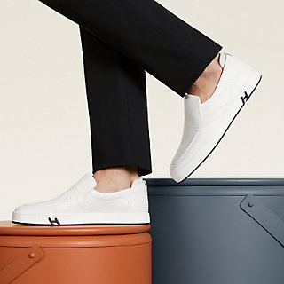 【HERMES】さり気ないHカット 白☆スリッポン\"Kiddy\" スニーカー スニーカー 《キディ》 | Hermès - エルメス-公式サイト