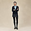 “L'Enseigne du Sellier”纽扣山羊绒开衫, 视图: 图片：产品佩戴, worn, 当前为第1张（共6张）