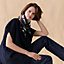 View: Worn, L'Heure des Gants scarf 90