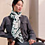 La Promenade du Matin Bandana double face scarf 140, view 3 of 6