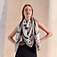 View: Worn, La Promenade du Matin Bandana double face scarf 140