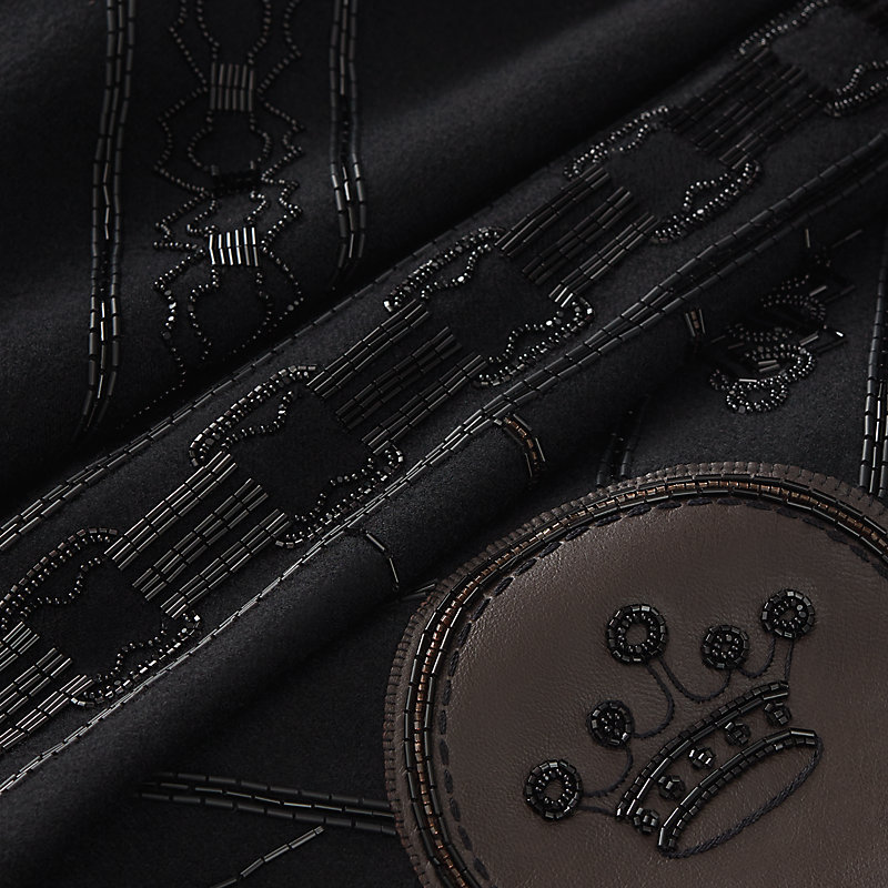 La Promenade du Matin embroidered stole