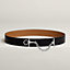 Lad belt buckle & Reversible leather strap 38 mm, view 1 of 3