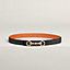 View: , Lady Rider belt buckle & Reversible leather strap 24 mm