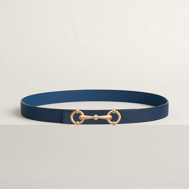Lady Rider belt buckle & Reversible leather strap 24 mm