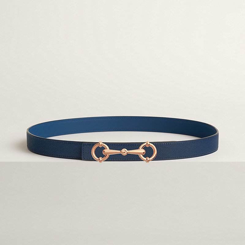 Lady Rider belt buckle & Reversible leather strap 24 mm