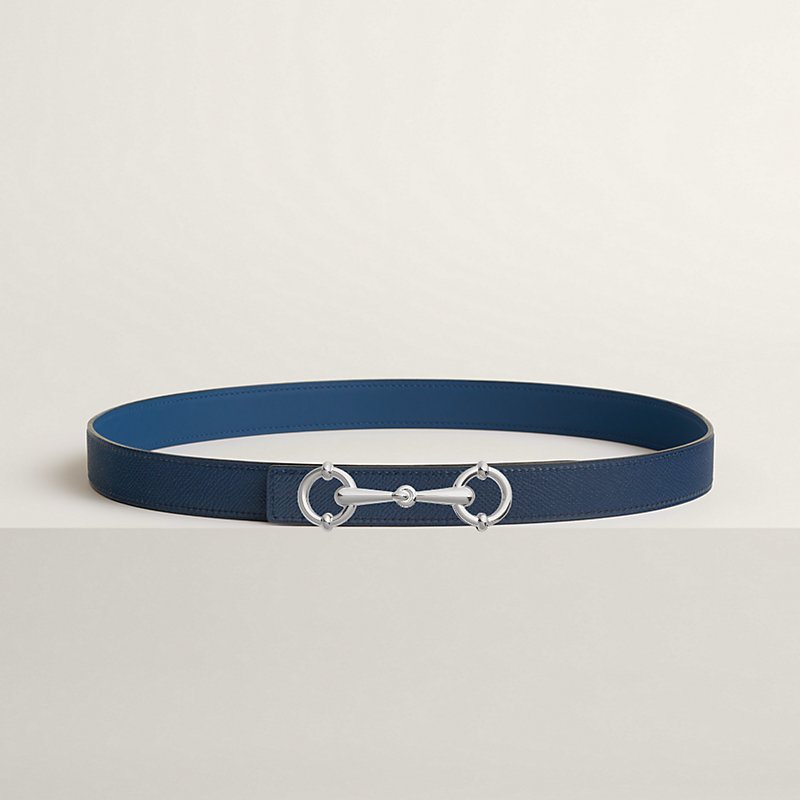 Lady Rider belt buckle & Reversible leather strap 24 mm
