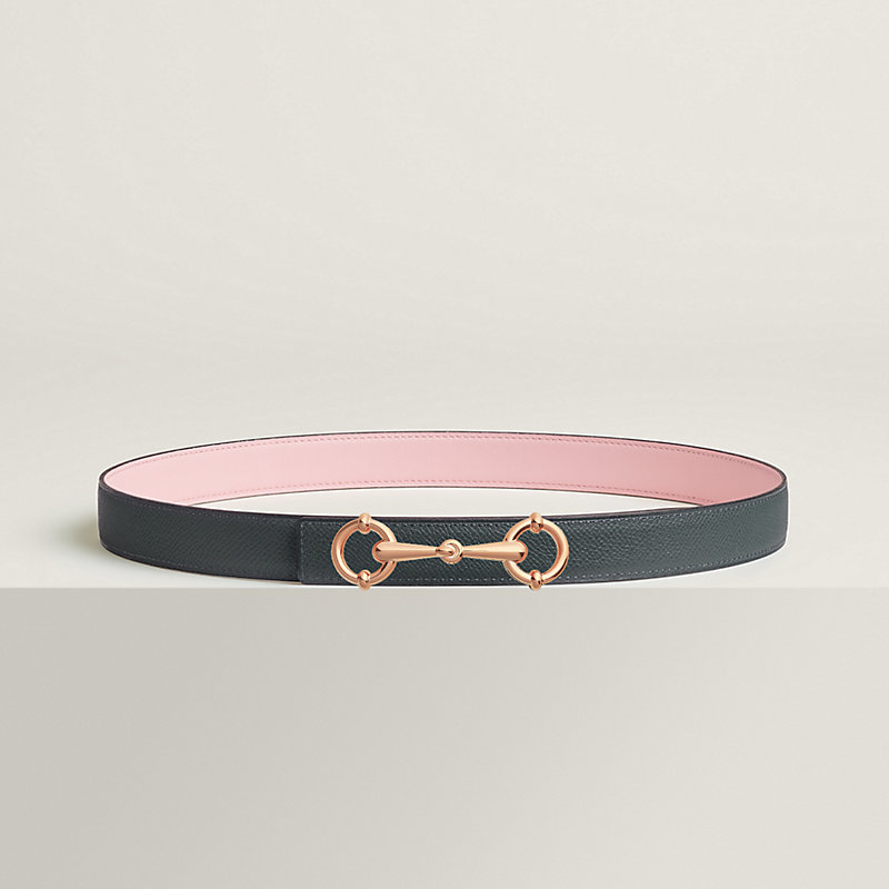 Lady Rider belt buckle & Reversible leather strap 24 mm
