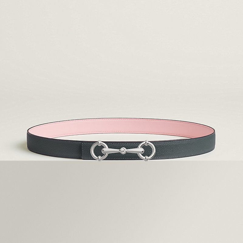 Lady Rider belt buckle & Reversible leather strap 24 mm