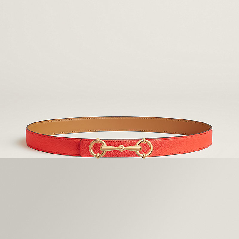 Lady Rider belt buckle & Reversible leather strap 24 mm