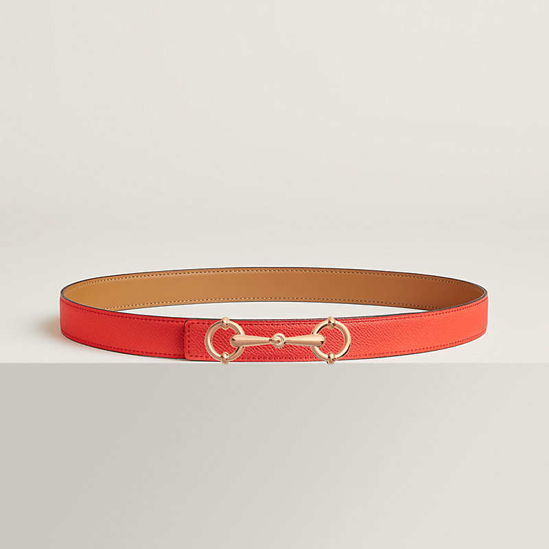 Lady Rider belt buckle & Reversible leather strap 24 mm