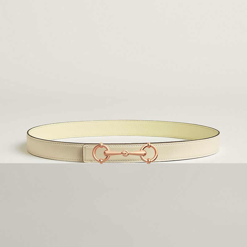 Lady Rider belt buckle & Reversible leather strap 24 mm