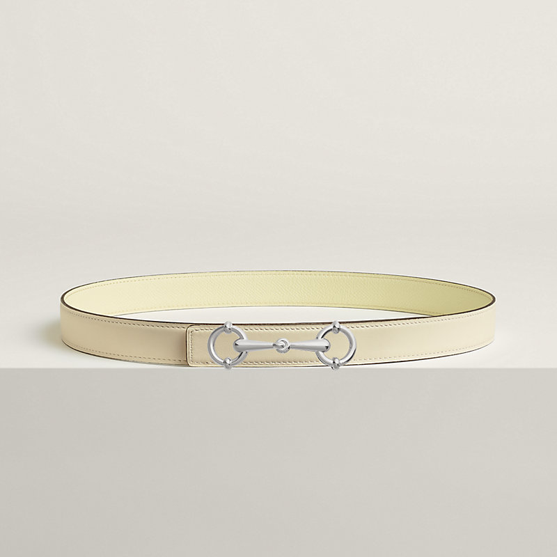 Lady Rider belt buckle & Reversible leather strap 24 mm
