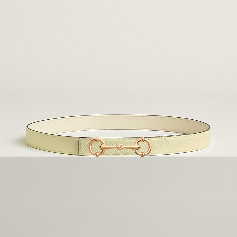 Lady Rider belt buckle & Reversible leather strap 24 mm