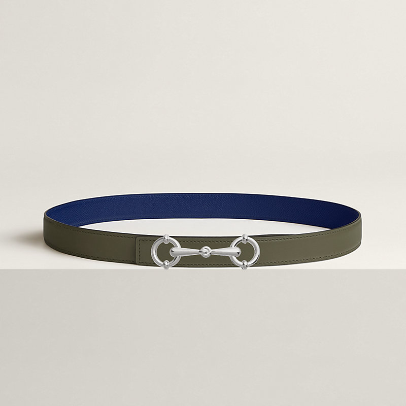Lady Rider belt buckle & Reversible leather strap 24 mm