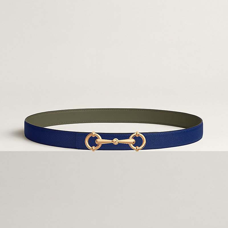 Lady Rider belt buckle & Reversible leather strap 24 mm