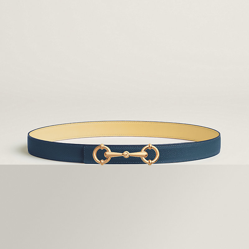 Lady Rider belt buckle & Reversible leather strap 24 mm