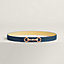 View: , Lady Rider belt buckle & Reversible leather strap 24 mm