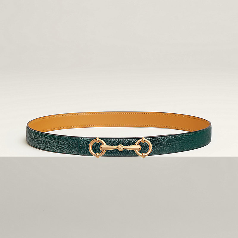 Lady Rider belt buckle & Reversible leather strap 24 mm