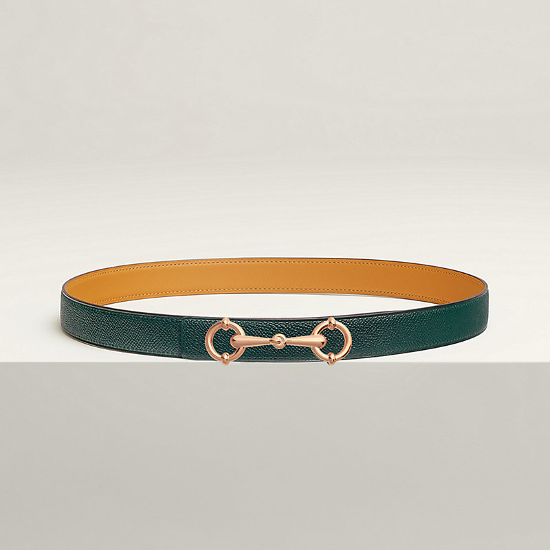 Lady Rider belt buckle & Reversible leather strap 24 mm