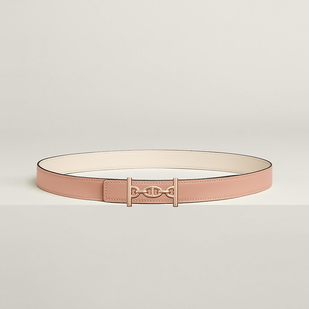 Lagune belt buckle & Reversible leather strap 24 mm | Hermès