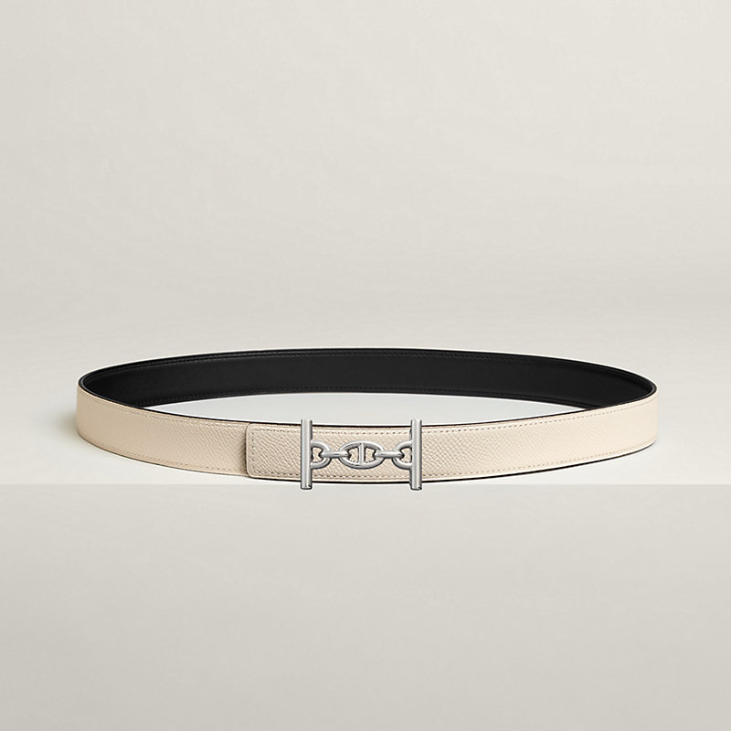 Lagune belt buckle & Reversible leather strap 24 mm