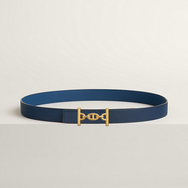 Lagune belt buckle & Reversible leather strap 24 mm