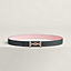 View: , Lagune belt buckle & Reversible leather strap 24 mm