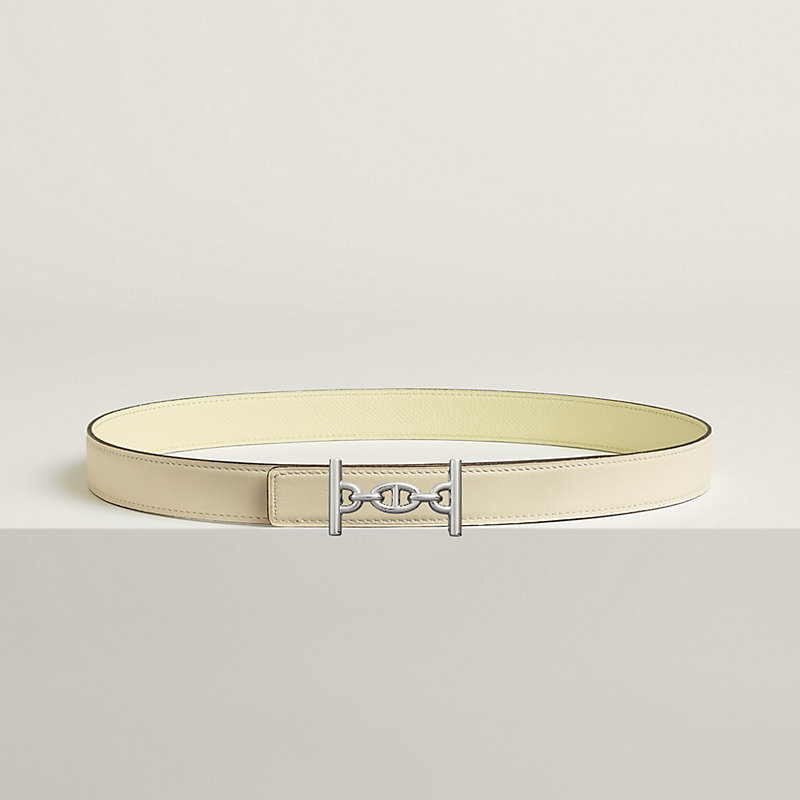 Lagune belt buckle & Reversible leather strap 24 mm
