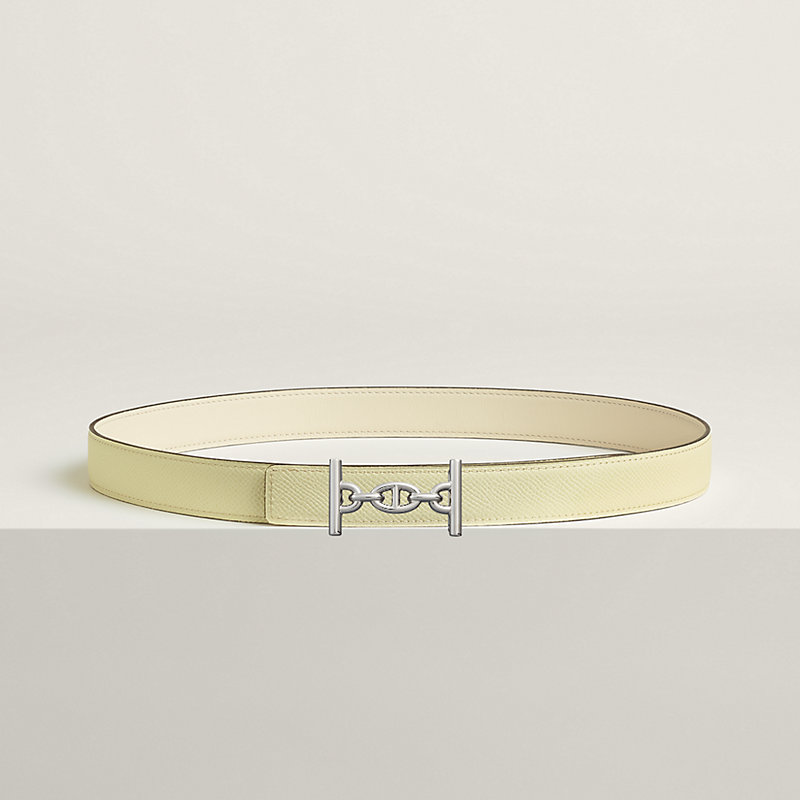 Lagune belt buckle & Reversible leather strap 24 mm
