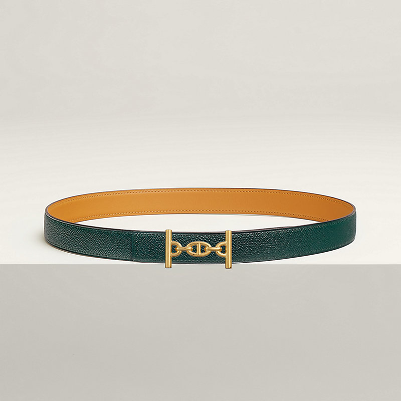 Lagune belt buckle & Reversible leather strap 24 mm