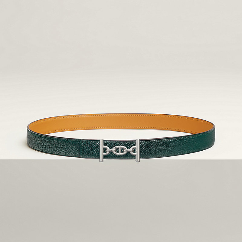 Lagune belt buckle & Reversible leather strap 24 mm