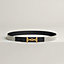 Lagune belt buckle & Toile H Plume leather strap 24&nbsp;mm, View: , view 1 of 3