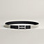 Lagune belt buckle & Toile H Plume leather strap 24&nbsp;mm, View: , view 1 of 3