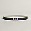 Lagune belt buckle & Toile H Plume leather strap 24&nbsp;mm, View: , view 2 of 3