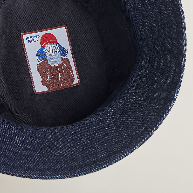 Laure Denim bucket hat