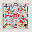View: Flat, Le Carrousel du Tigre Royal scarf 90