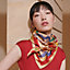 Le Cavalier a la Trompette scarf 90, view 2 of 3
