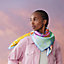 View: Worn, Le Jardin des Peintres Double Face scarf 90