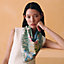Le Jardin des Peintres scarf 70, View: Worn, worn, view 2 of 3