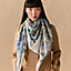 View: Worn, Le Monde d'Hermès shawl 140