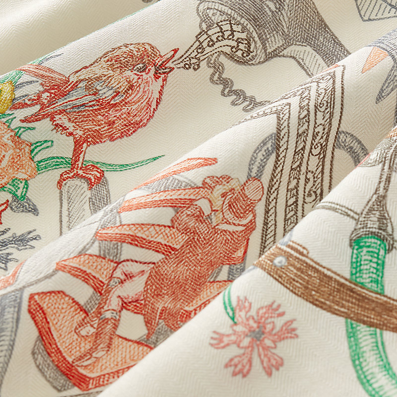 Le Monde d'Hermès shawl 140
