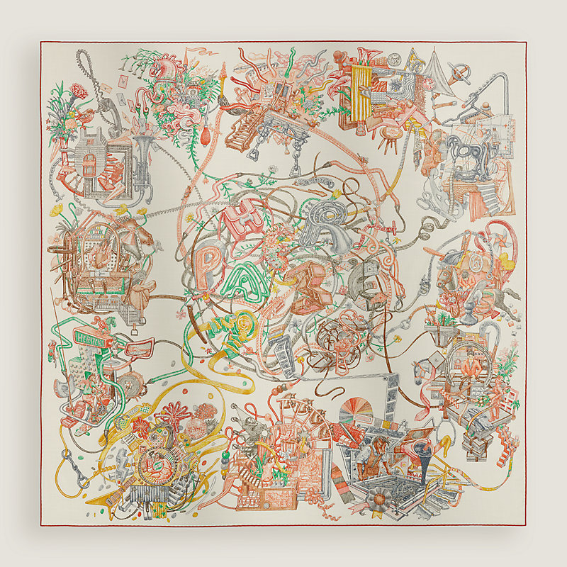 Le Monde d'Hermès shawl 140